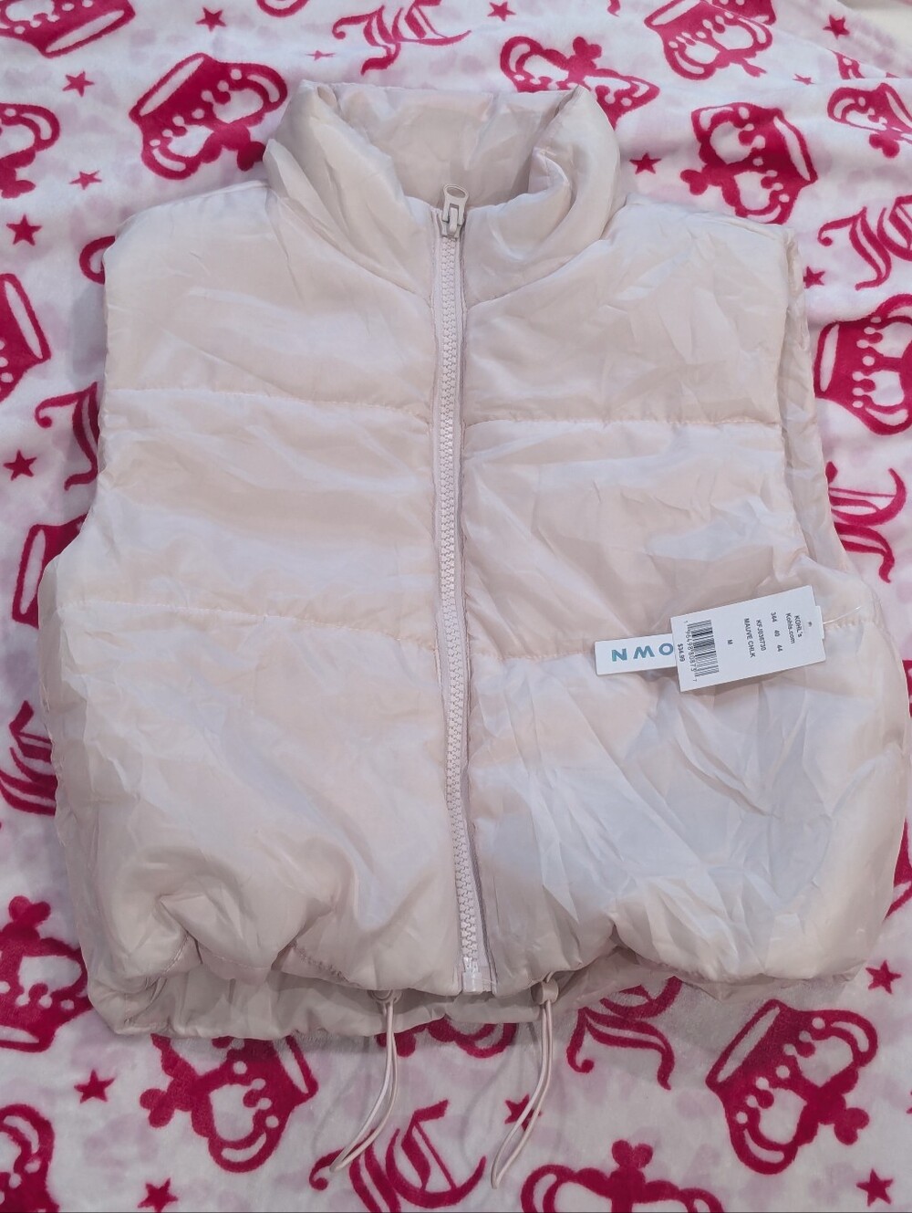 Kohl's (Juniors) Mauve Pink Quilted Puffer Vest
